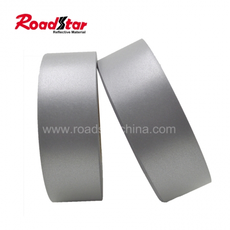 высокое серебро 100% полиэстер ретро отражающая ткань RS-933 